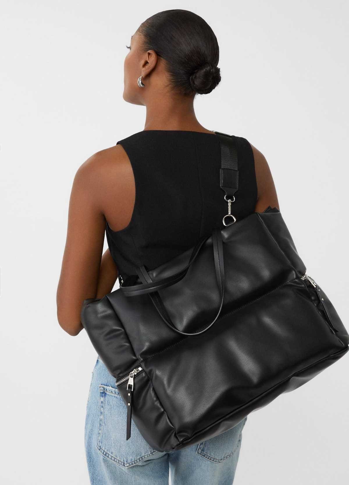 Bolso acolchado efecto piel de Stradivarius