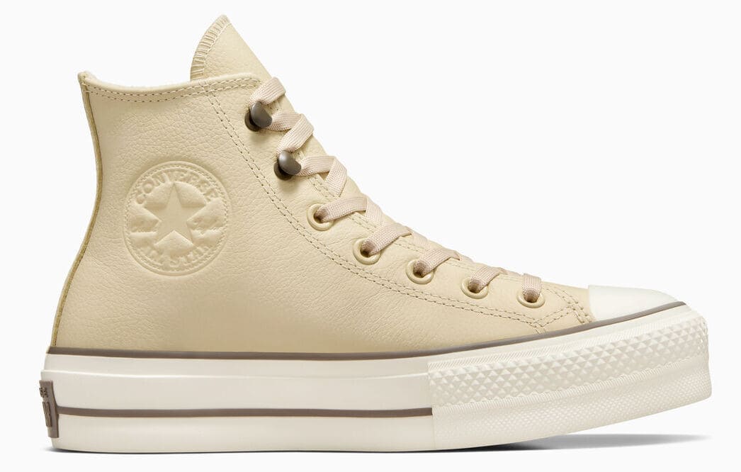 Las nuevas zapatillas Chuck Taylor All Star Lift Platform Weatherized Leather de Converse