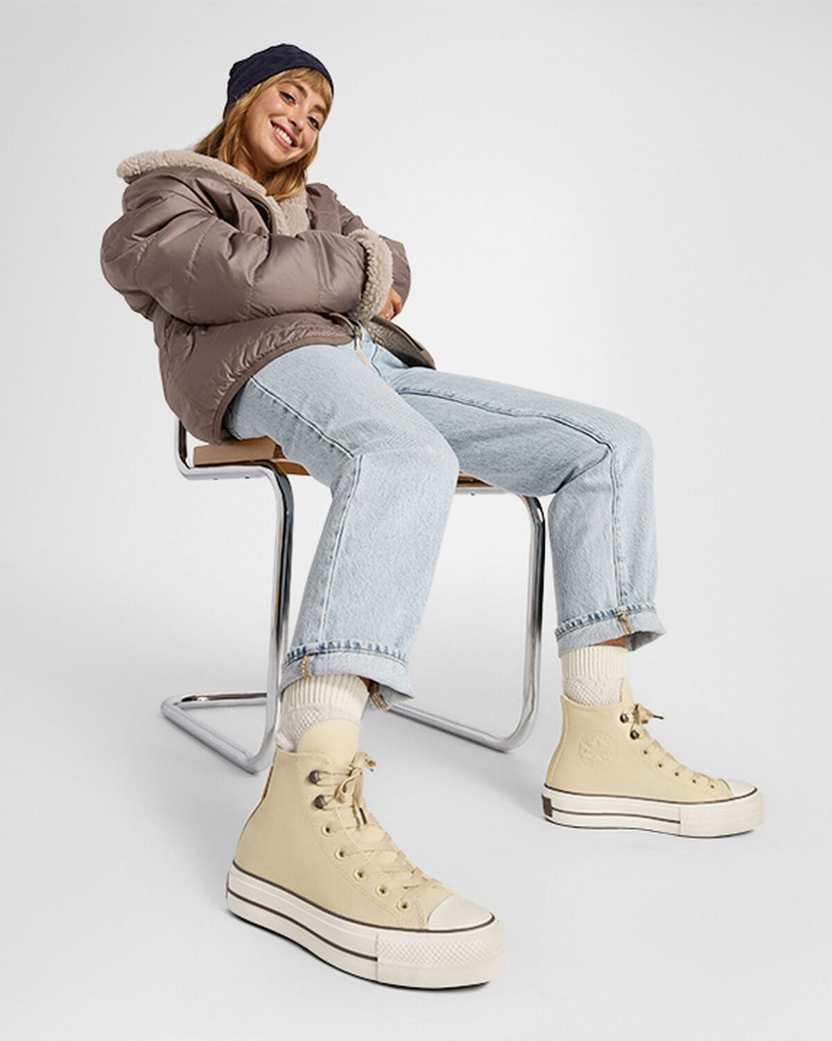 Las nuevas zapatillas Chuck Taylor All Star Lift Platform Weatherized Leather de Converse