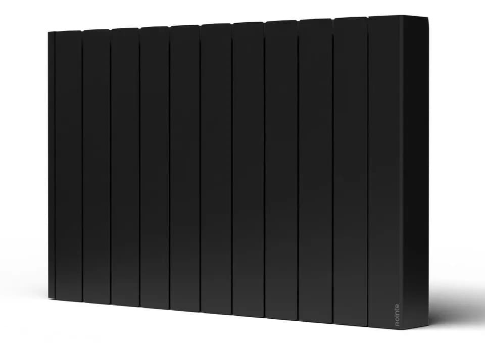 El radiador eléctrico con conexión WiFi ROINTE Belize en color negro de Leroy Merlin