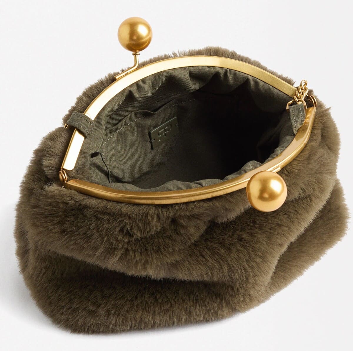 Bolso de fiesta efecto pelo