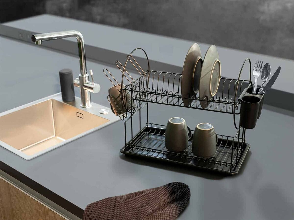 Escurreplatos de 2 niveles