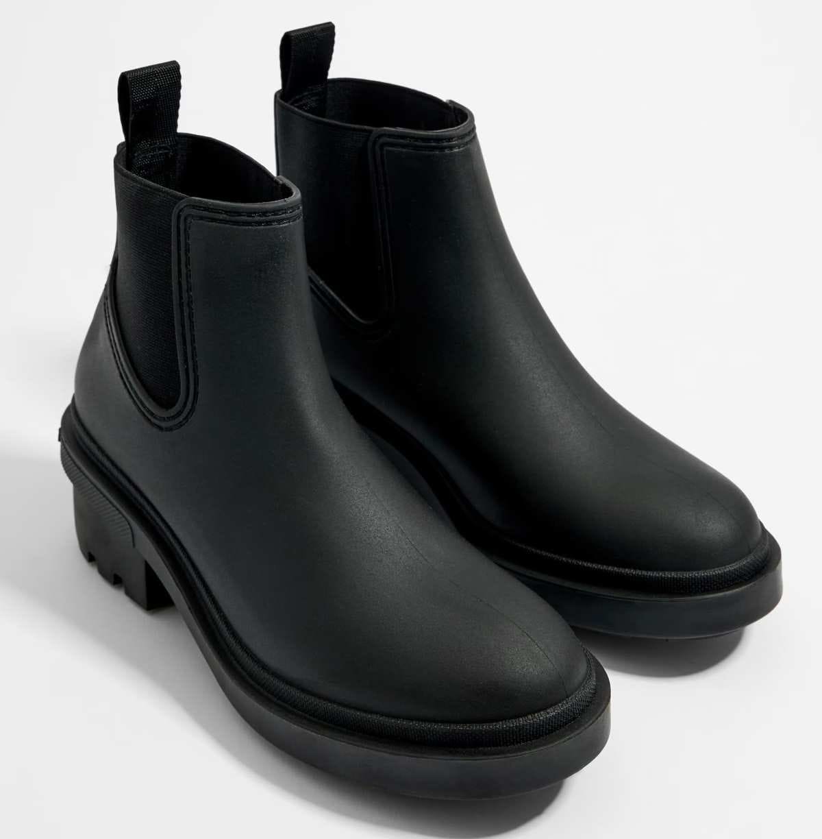 Bimba y Lola Botas de agua de mujer de goma con tacón