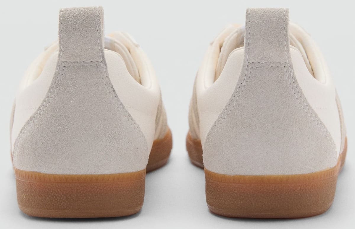 Las zapatillas deportivas con paneles en contraste de Mango