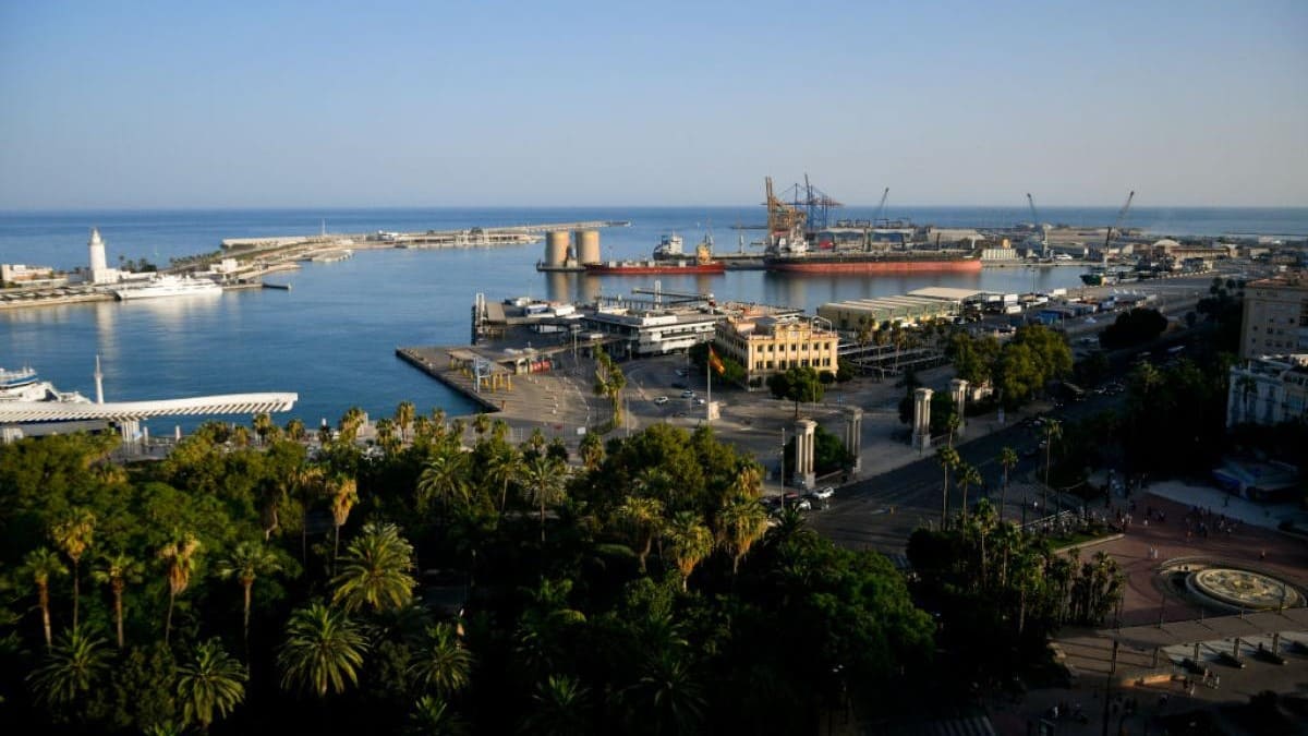 Imagen del puerto de Málaga donde fue trasladado el cadáver
