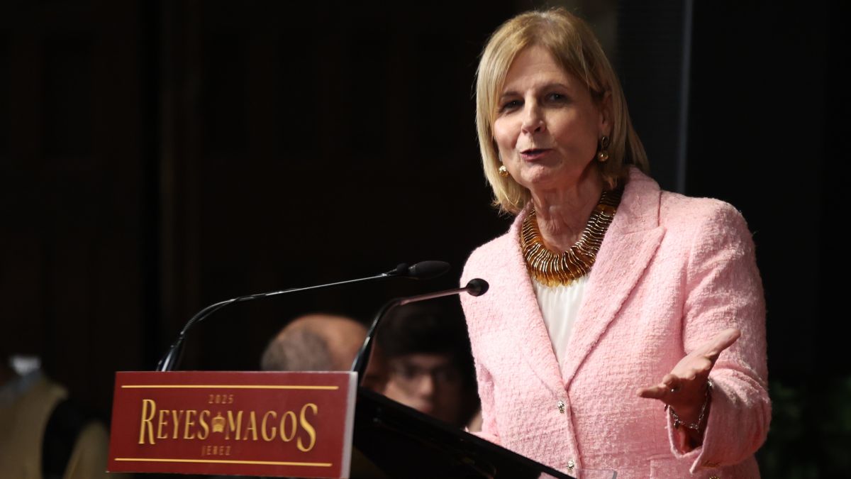 María José García-Pelayo en el acto de los Reyes Magos 2025 | Cristo García