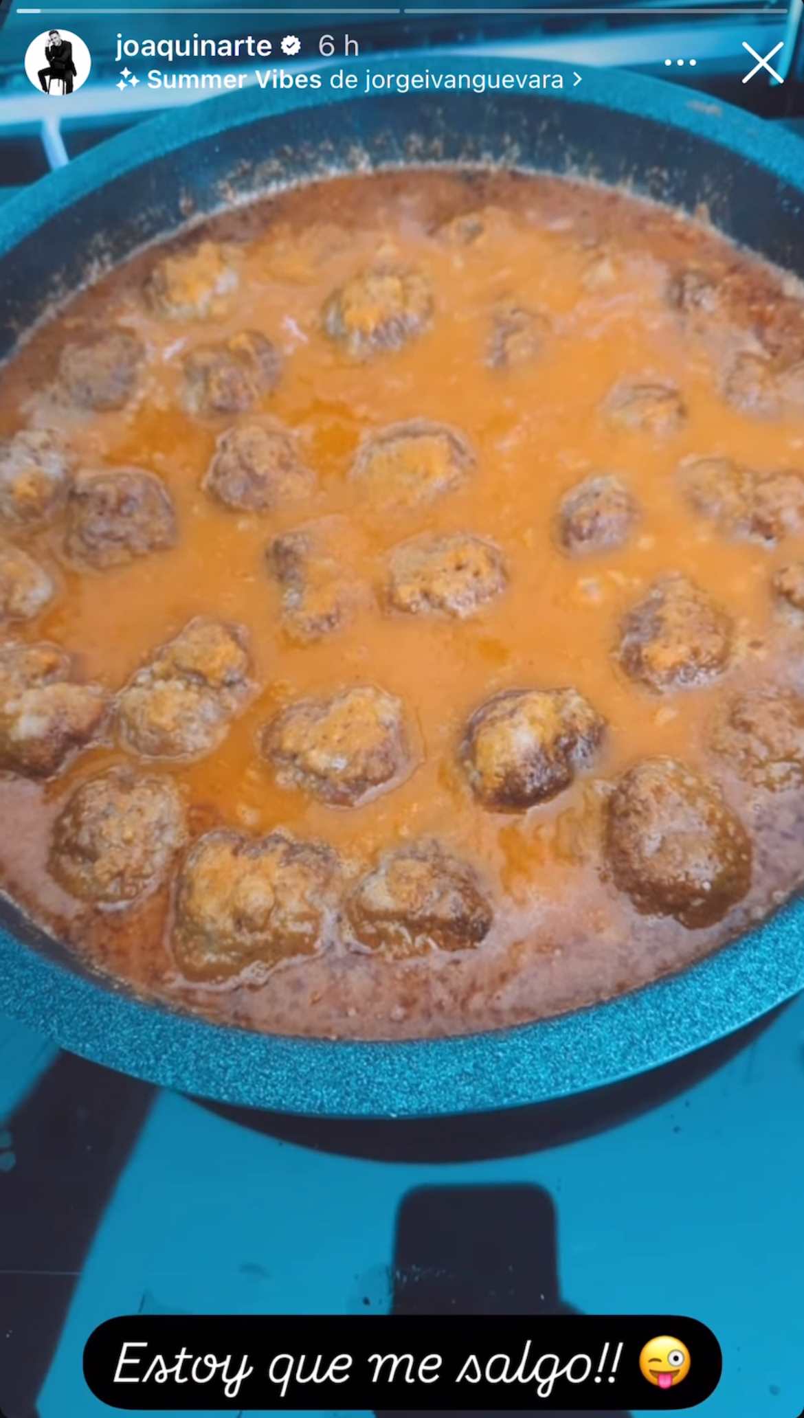 Las albóndigas en salsa de Joaquín Sánchez | @joaquinarte