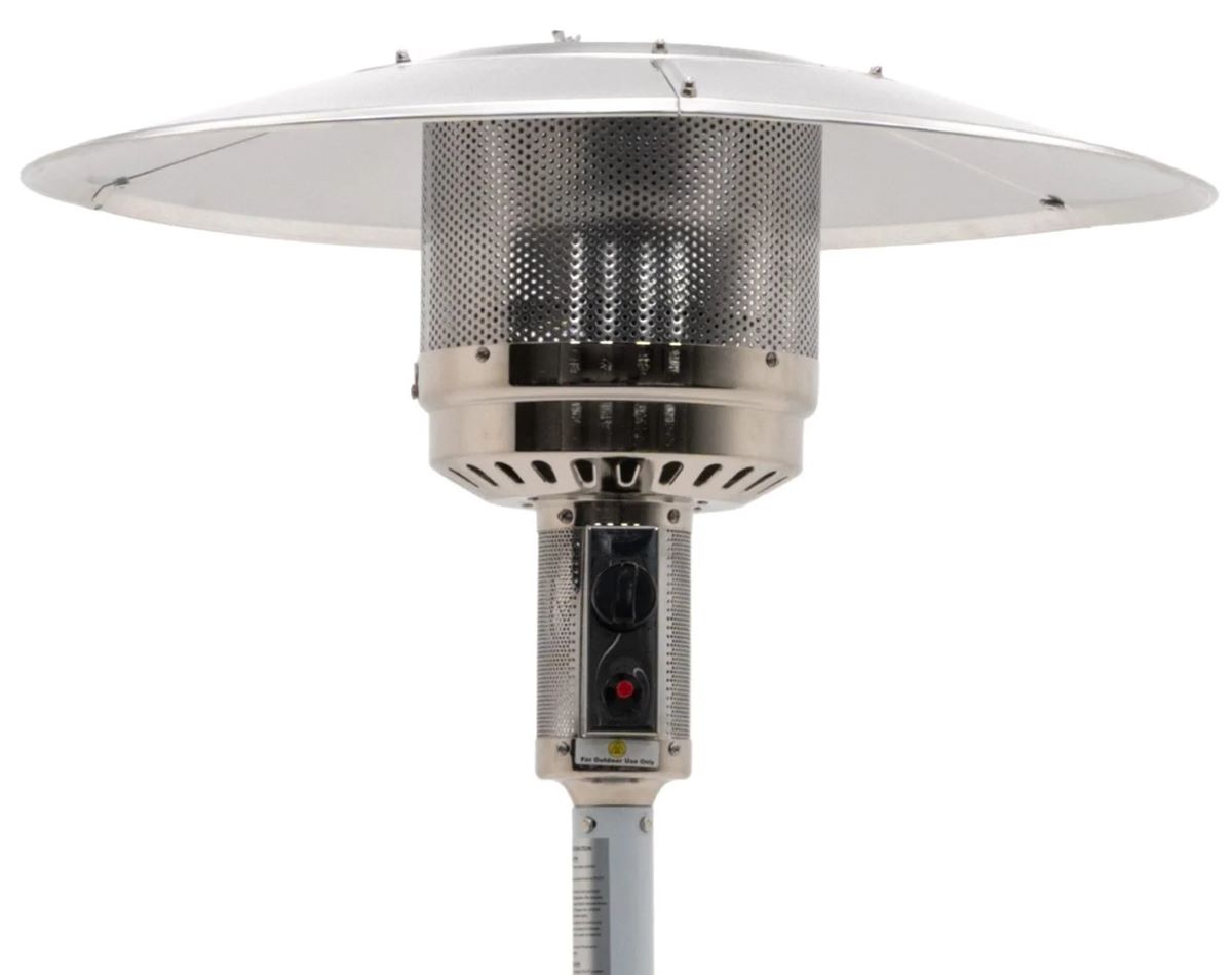 Estufa de gas para exterior de acero inoxidable Kekai 13 kW de Leroy Merlin