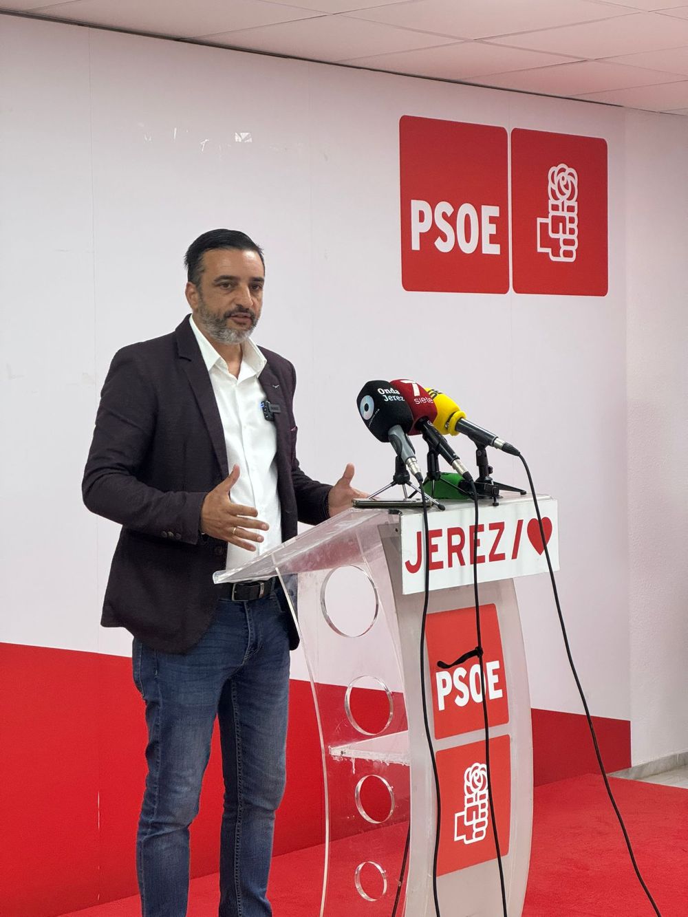 José Antonio Díaz, portavoz del PSOE de Jerez