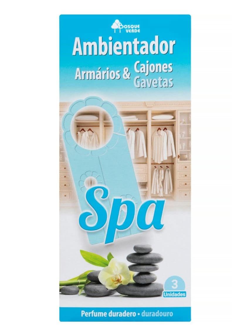 Ambientador Spa para armarios y cajones Bosque Verde