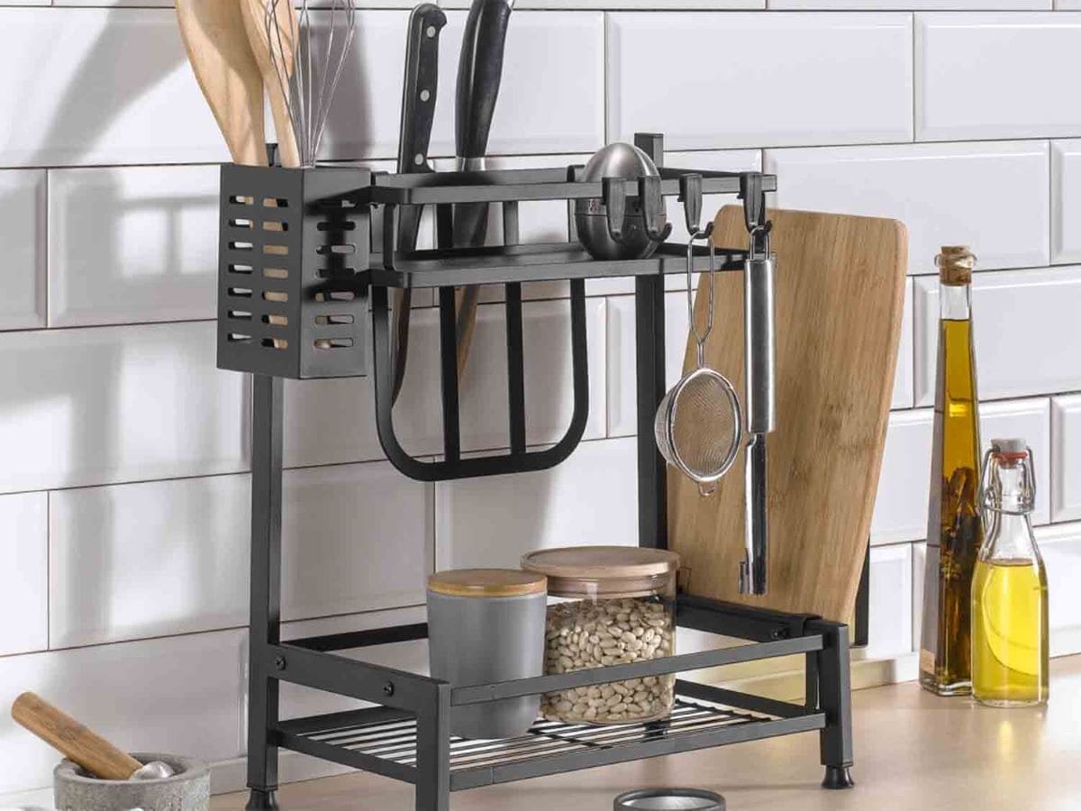 Estantería metálica rectangular