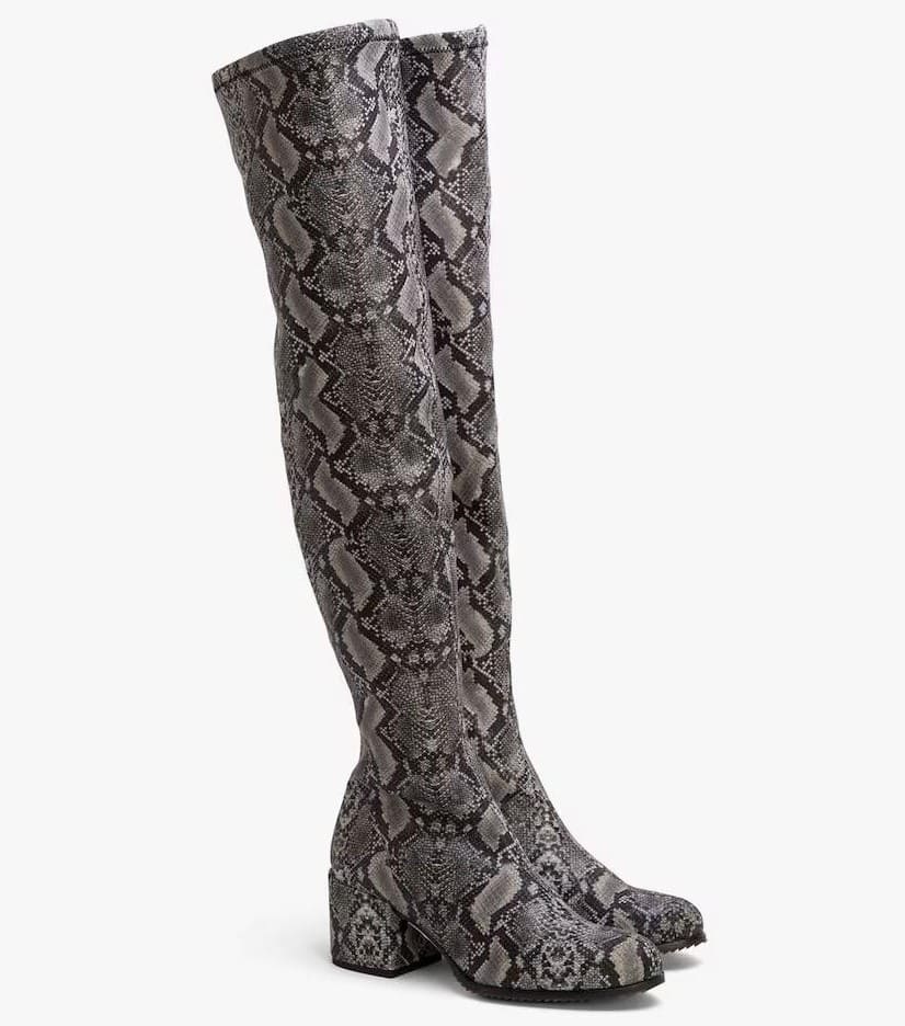 Botas altas animal print Cuplé