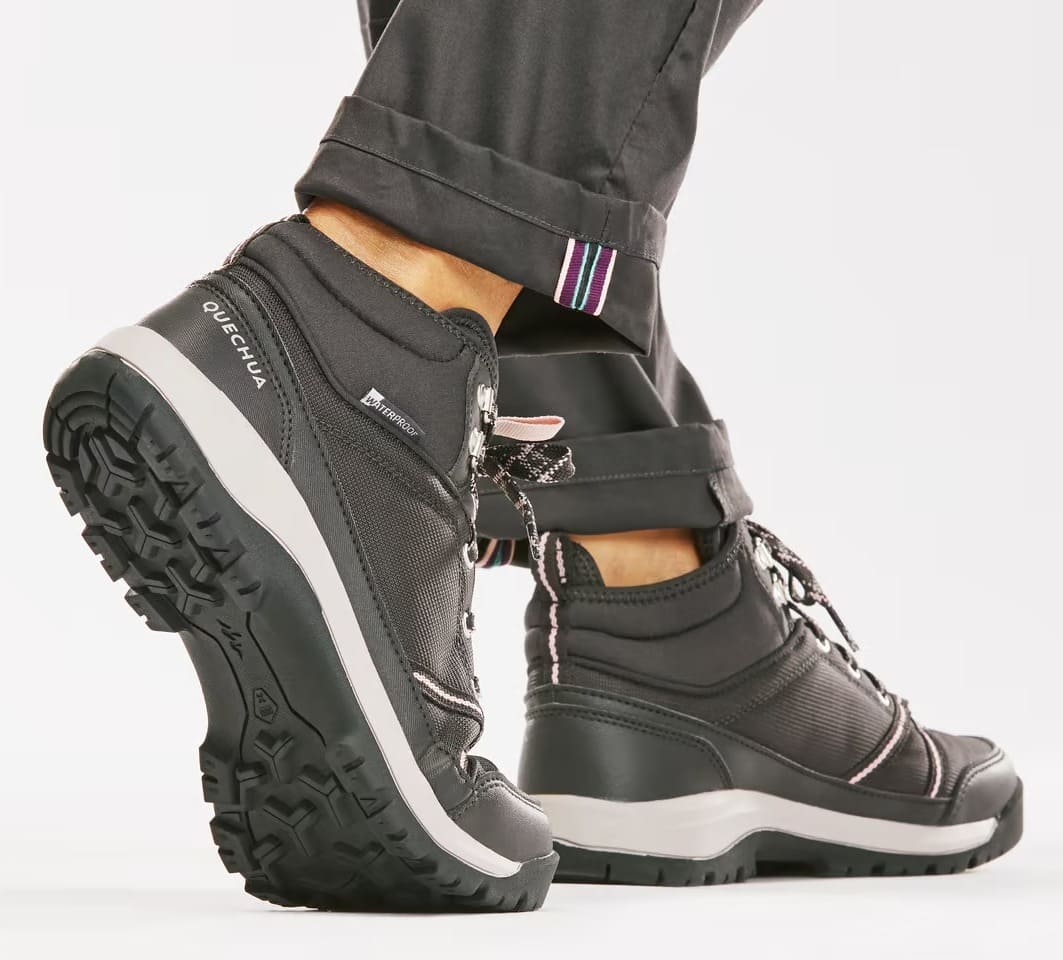 Las botas de montaña y trekking impermeables para mujer Quechua NH150 Mid en Decathlon
