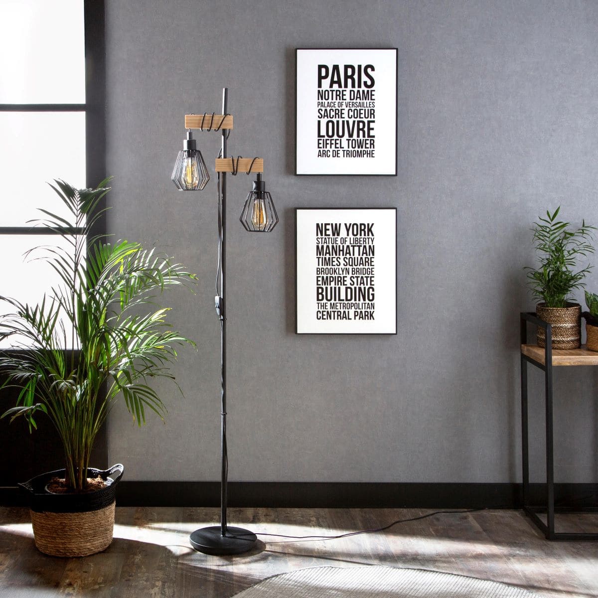 Lámpara de pie INSPIRE Tabodi de Leroy Merlin