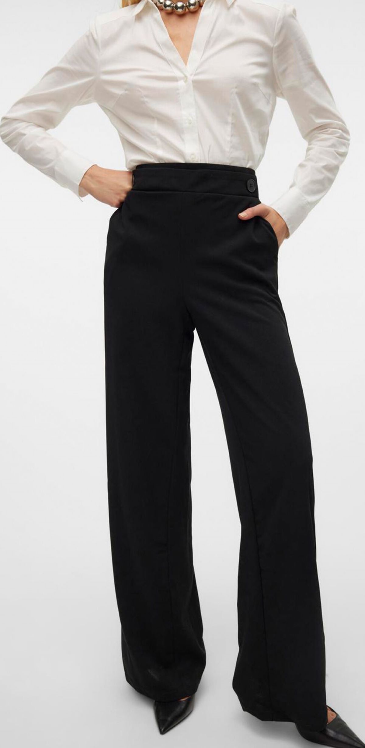 Pantalón wide leg Vero Moda de Cortefiel