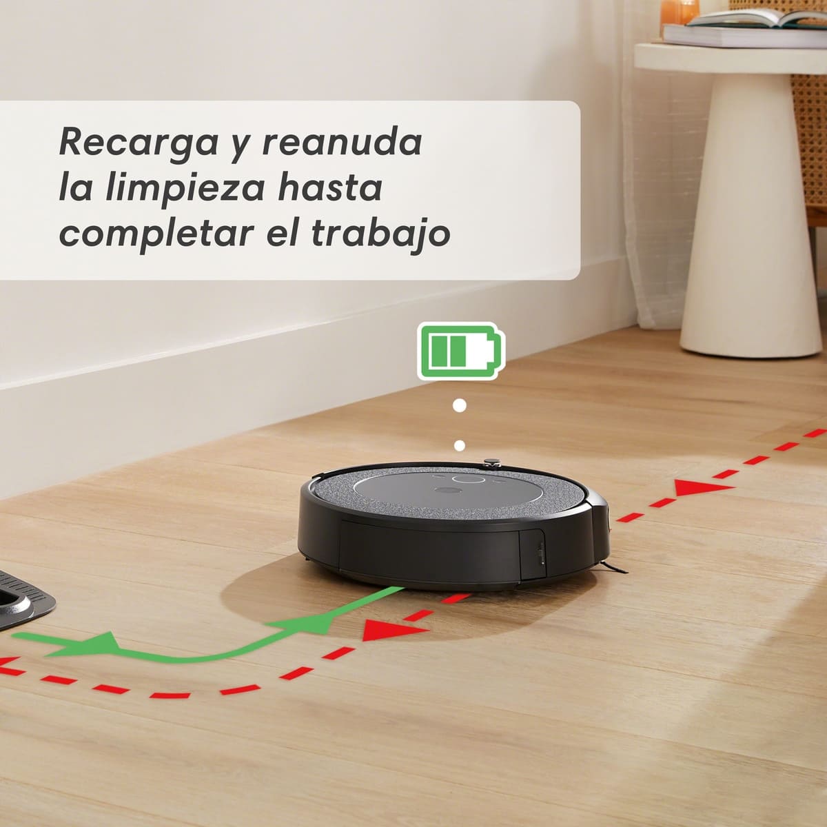 El robot aspirador y friegasuelos iRobot Roomba Combo i5 2 en 1 en El Corte Inglés