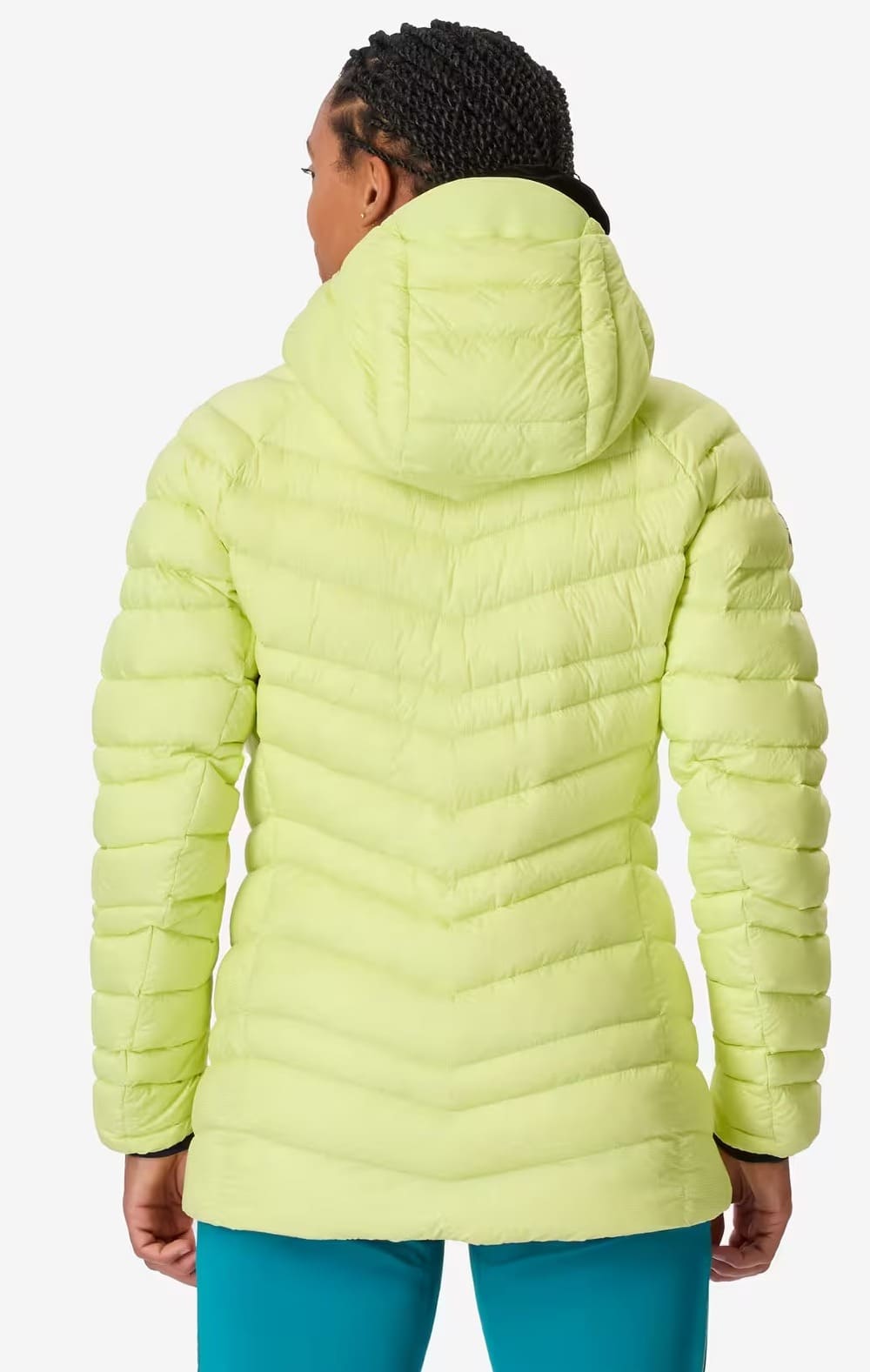 La nueva chaqueta de plumas de montaña y alpinismo con capucha de mujer Simond Duvet en Decathlon