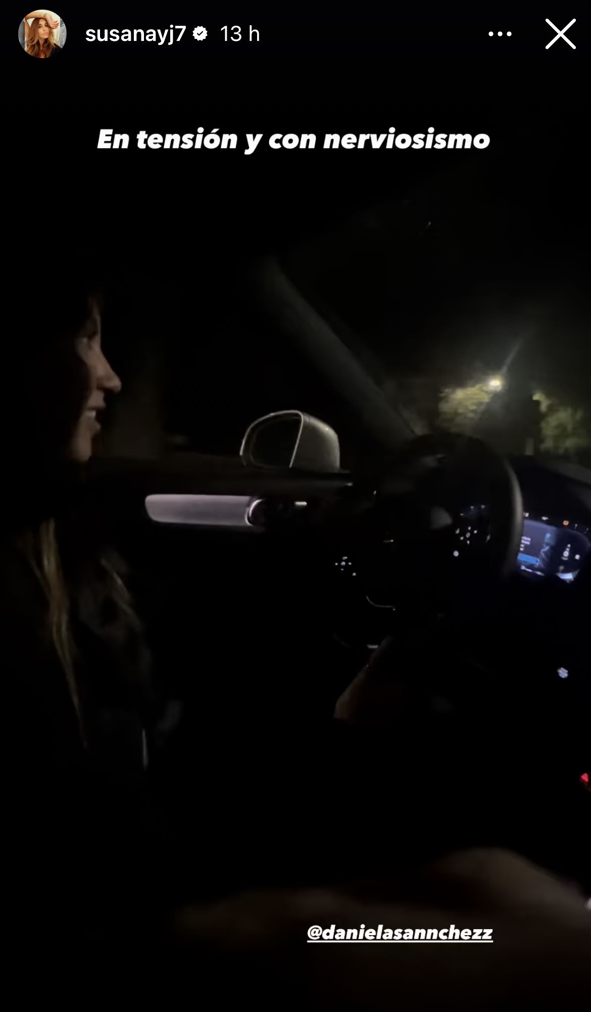 Susana Saborido graba a su hija Daniela mientras conduce | @susanayj7