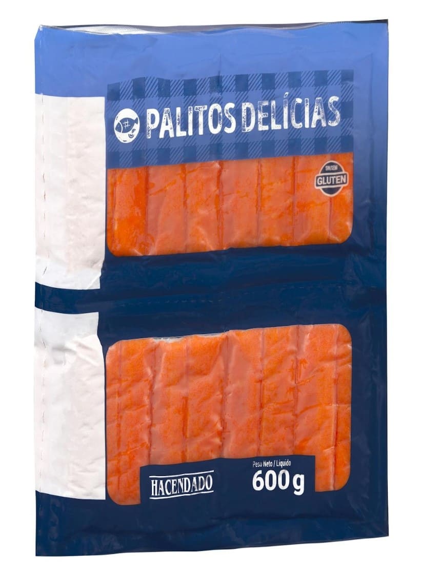 Palitos de surimi ultracongelados