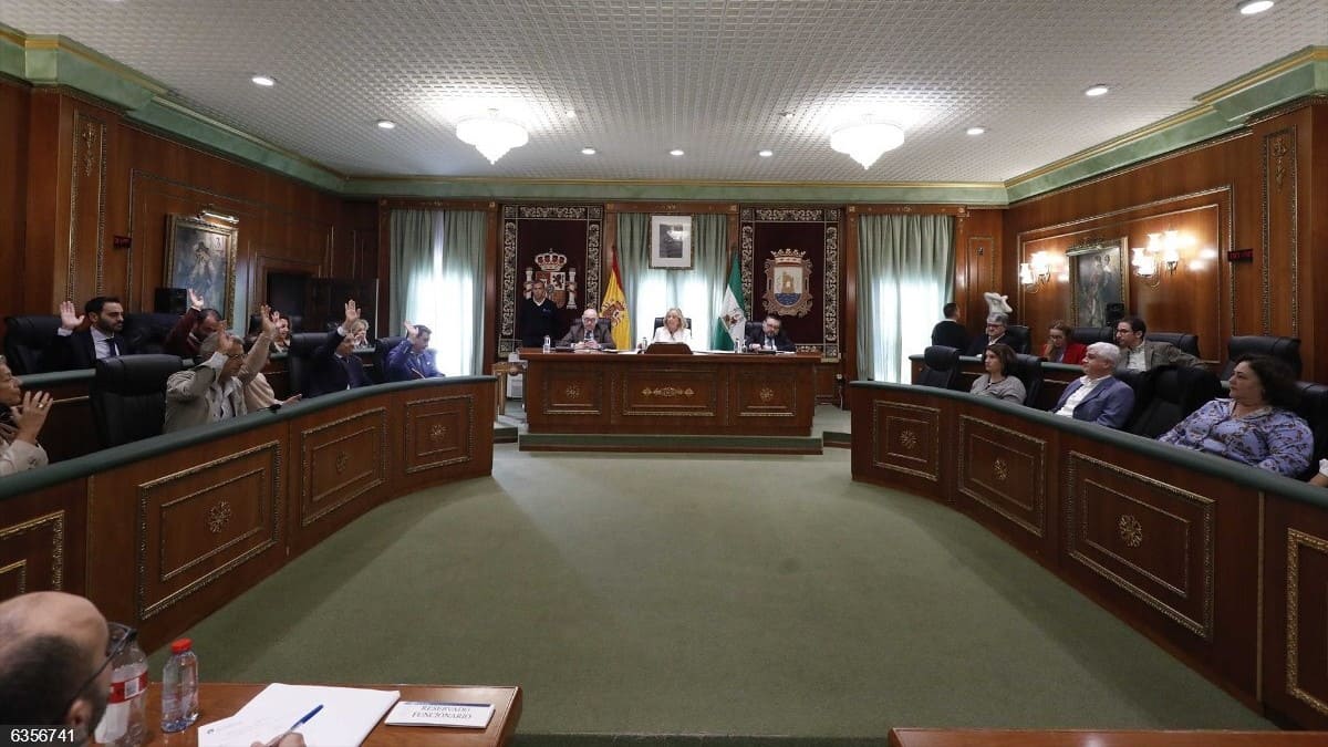 Celebración del pleno en el Ayuntamiento de Marbella (1)