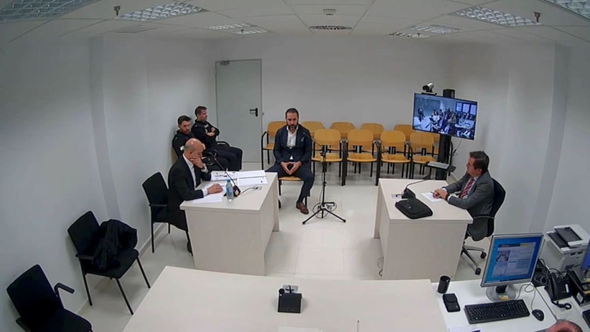 Aldama, durante su declaración voluntaria ante el juez