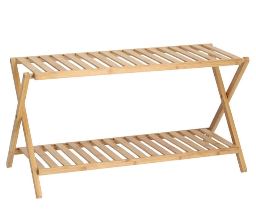 Zapatero Plegable De Dos Capas