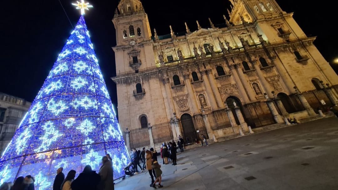 Luces de Navidad en Jaén