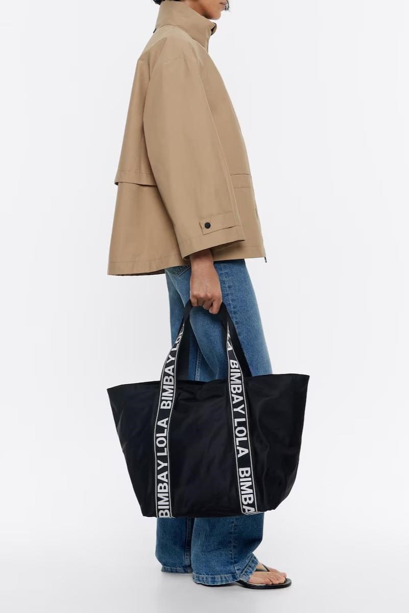 Bolso de hombro de nylon Bimba y Lola