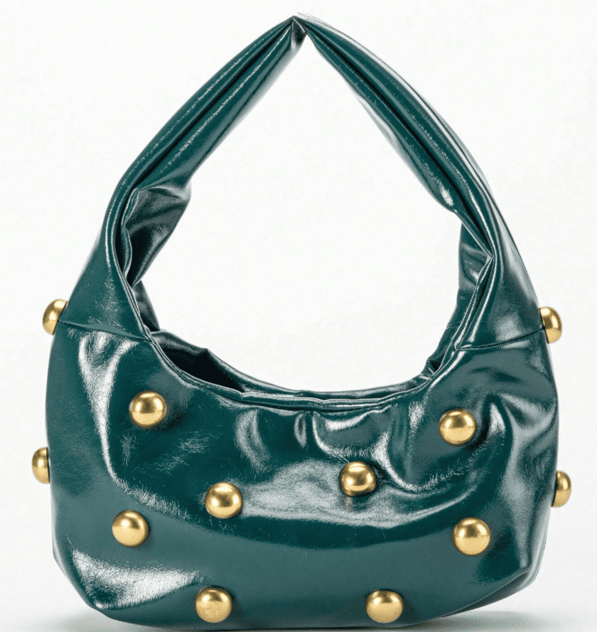 Bolso de hombro decorado