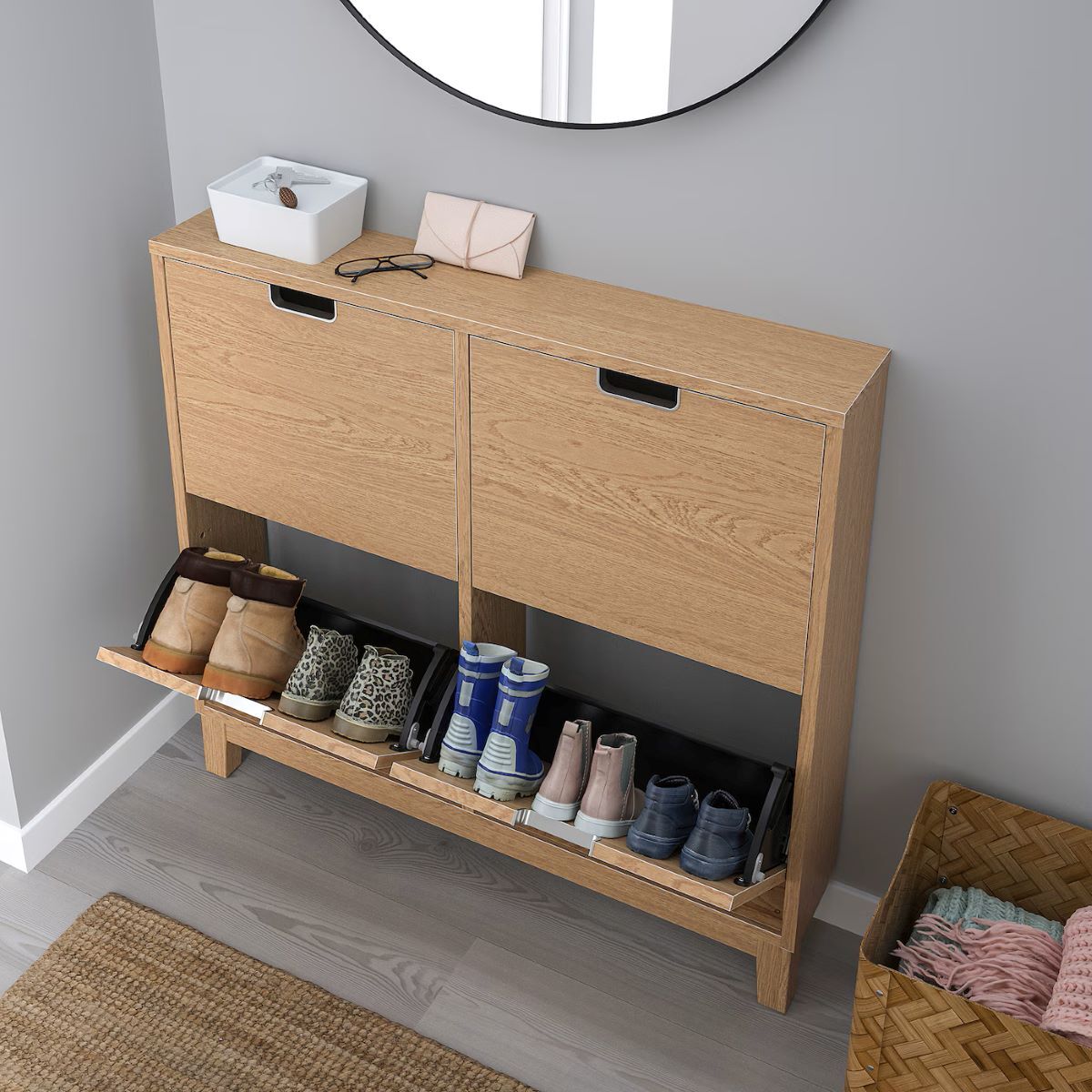 Zapatero con 4 compartimentos de la serie STÄLL de Ikea