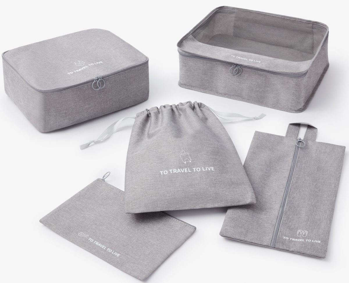 Set de 6 organizadores para ropa de Pepco