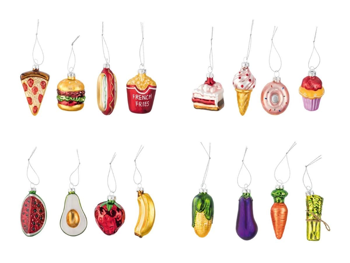 Set de adornos para árbol de Navidad