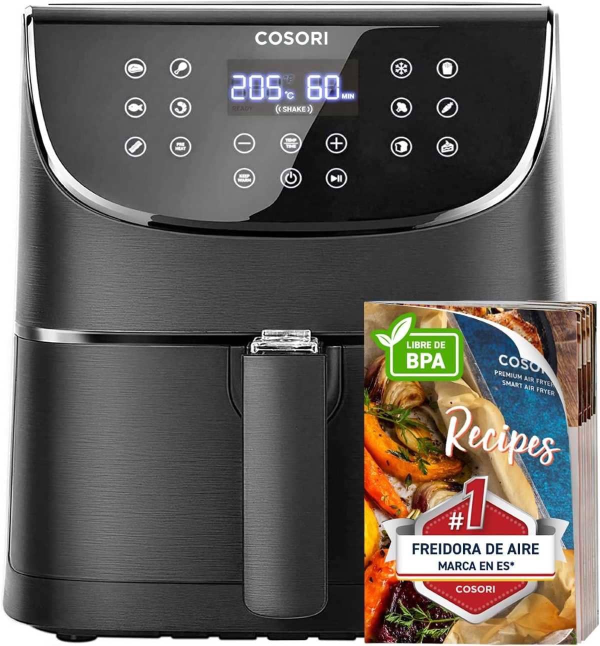 COSORI Freidora de Aire Duradera 5.5 L Air Fryer 1700W