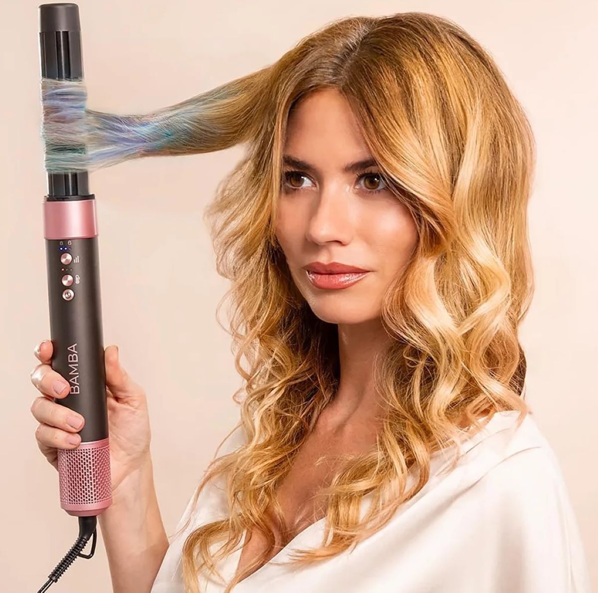 Moldeador de aire caliente Cecotec Bamba Ceramiccare airglam de Alcampo