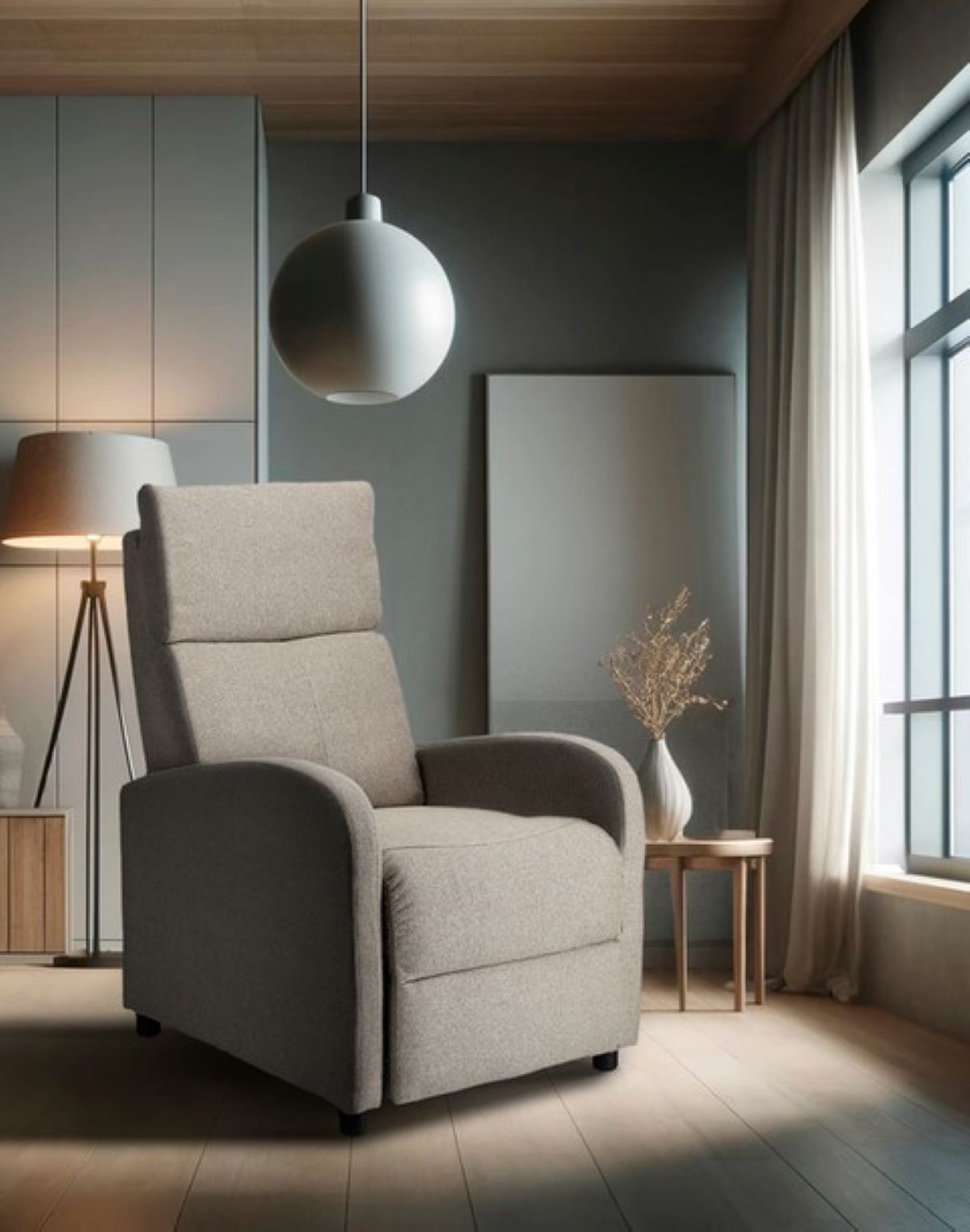 Sillón reclinable con reposapiés Nexus de Carrefour