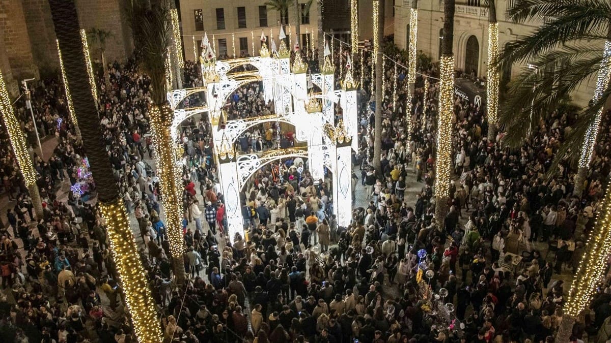 Luces de Navidad en Almería
