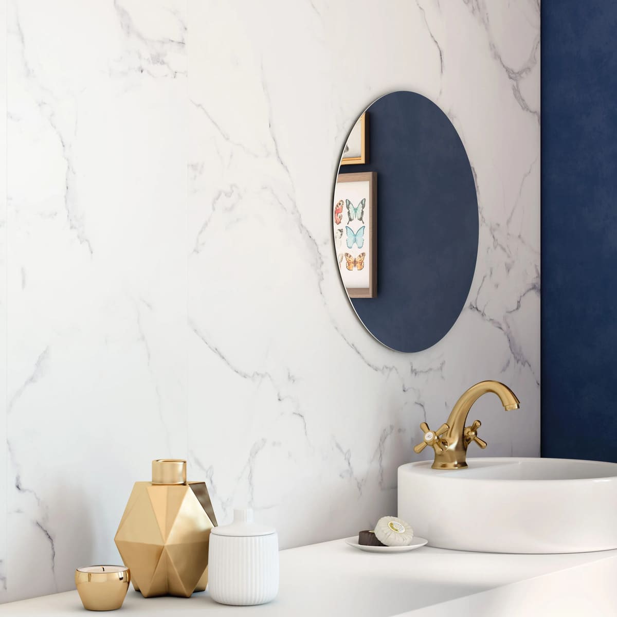 Revestimiento de pared de PVC ARTENS efecto Mármol