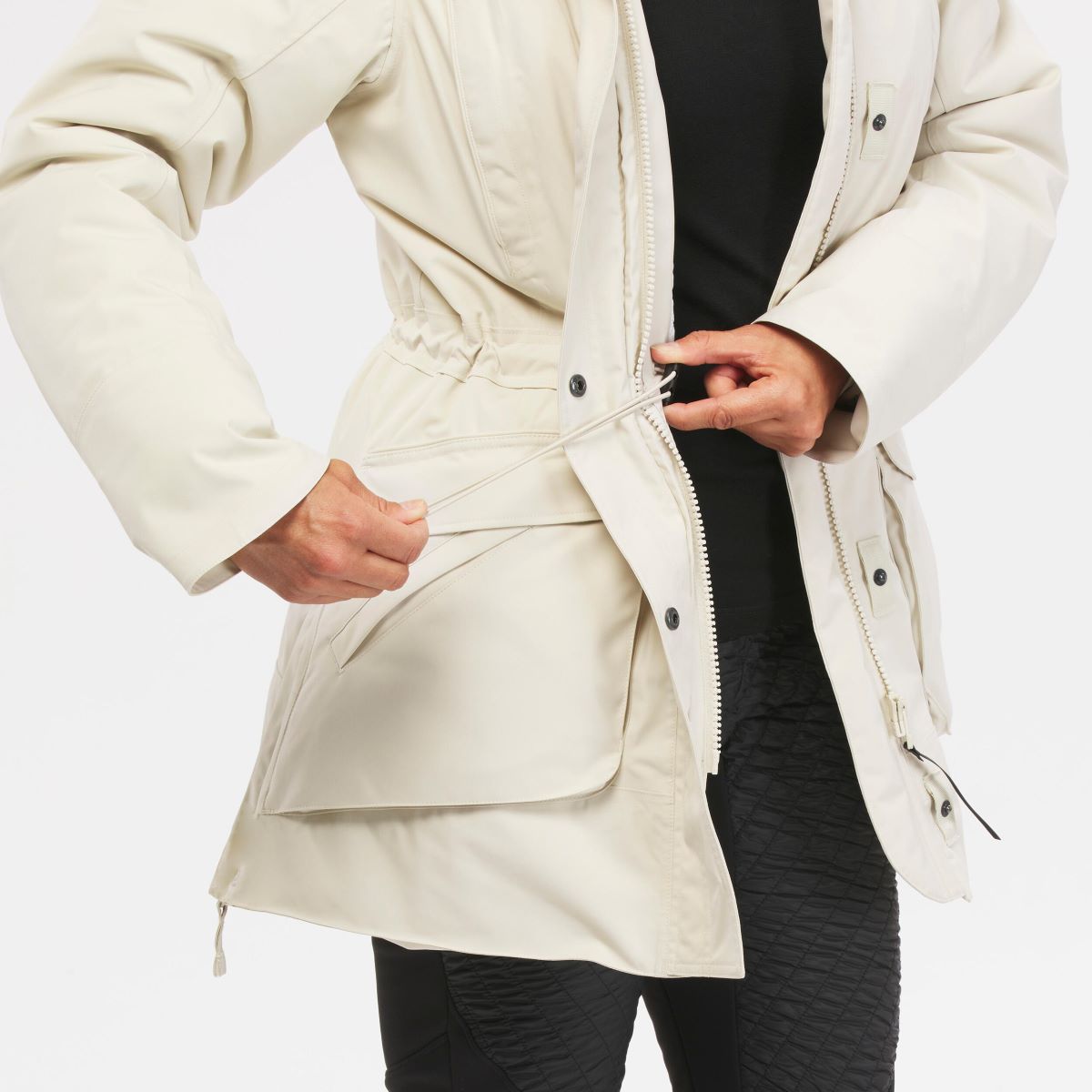 Abrigo parka impermeable Quechua SH900 de Decathlon