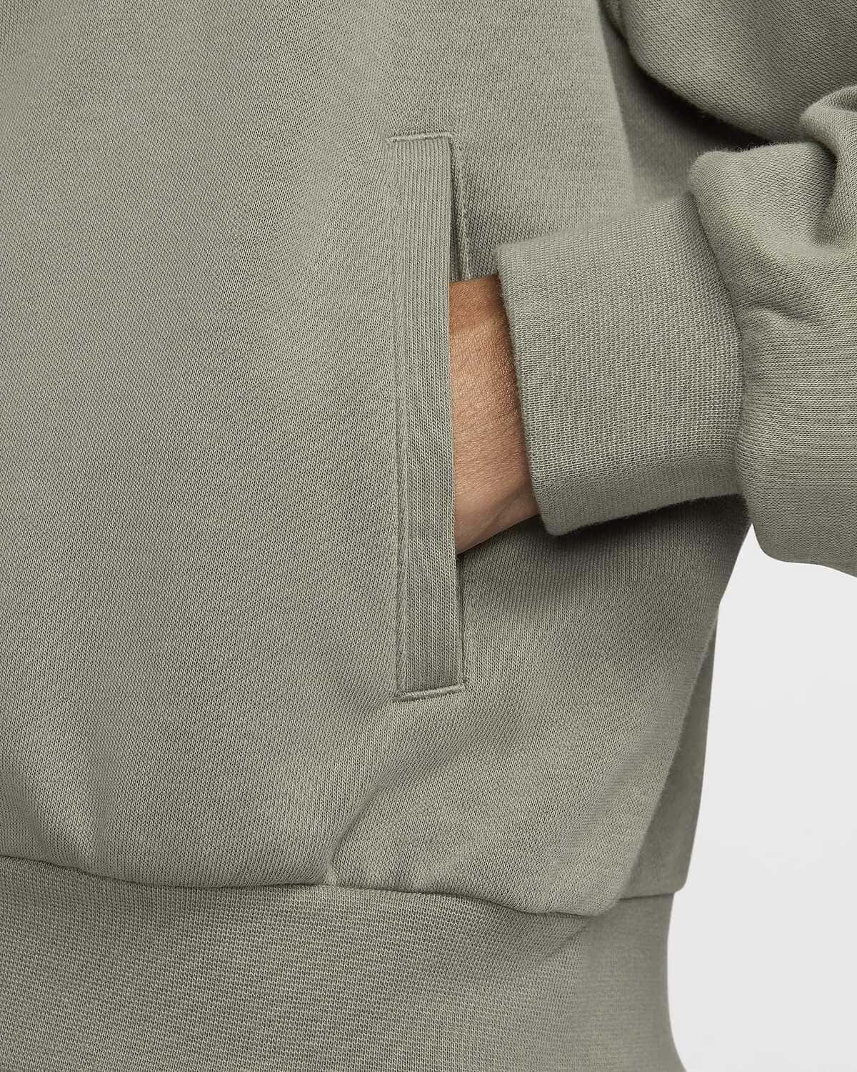 La chaqueta con capucha y cremallera Nike Sportswear Chill Terry en color verde