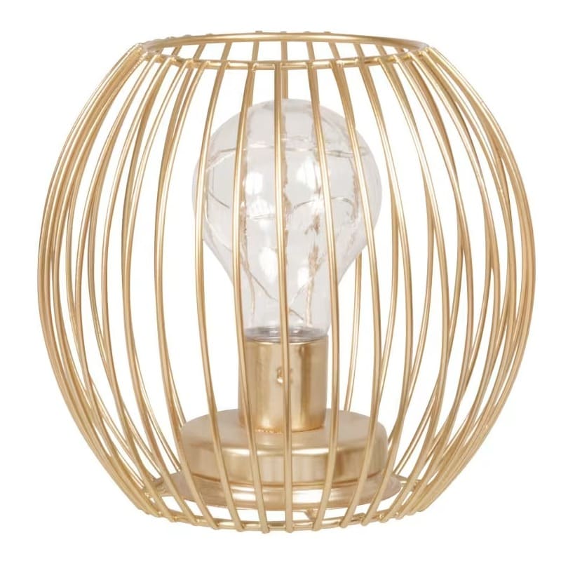 La lámpara de metal dorado Jussel de Maisons du Monde