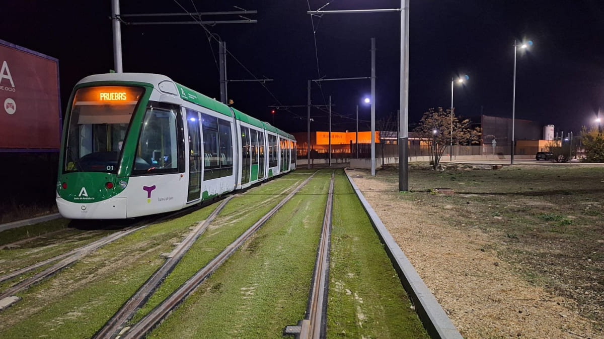 El objetivo es que el tranvía en Jaén esté operativo en 2025