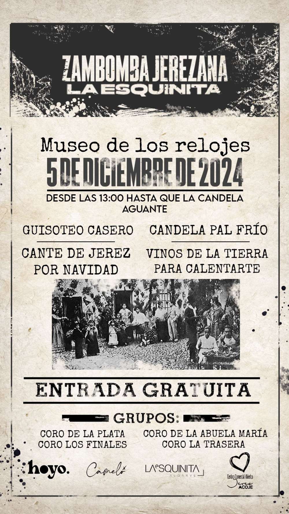 Cartel Zambomba Jerezana La Esquinita