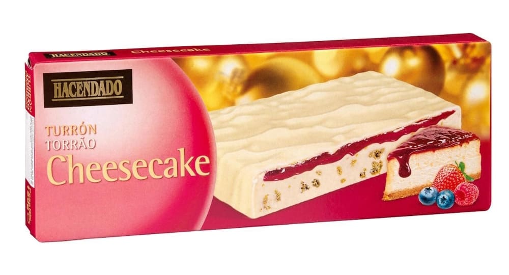 Turrón de cheesecake Hacendado