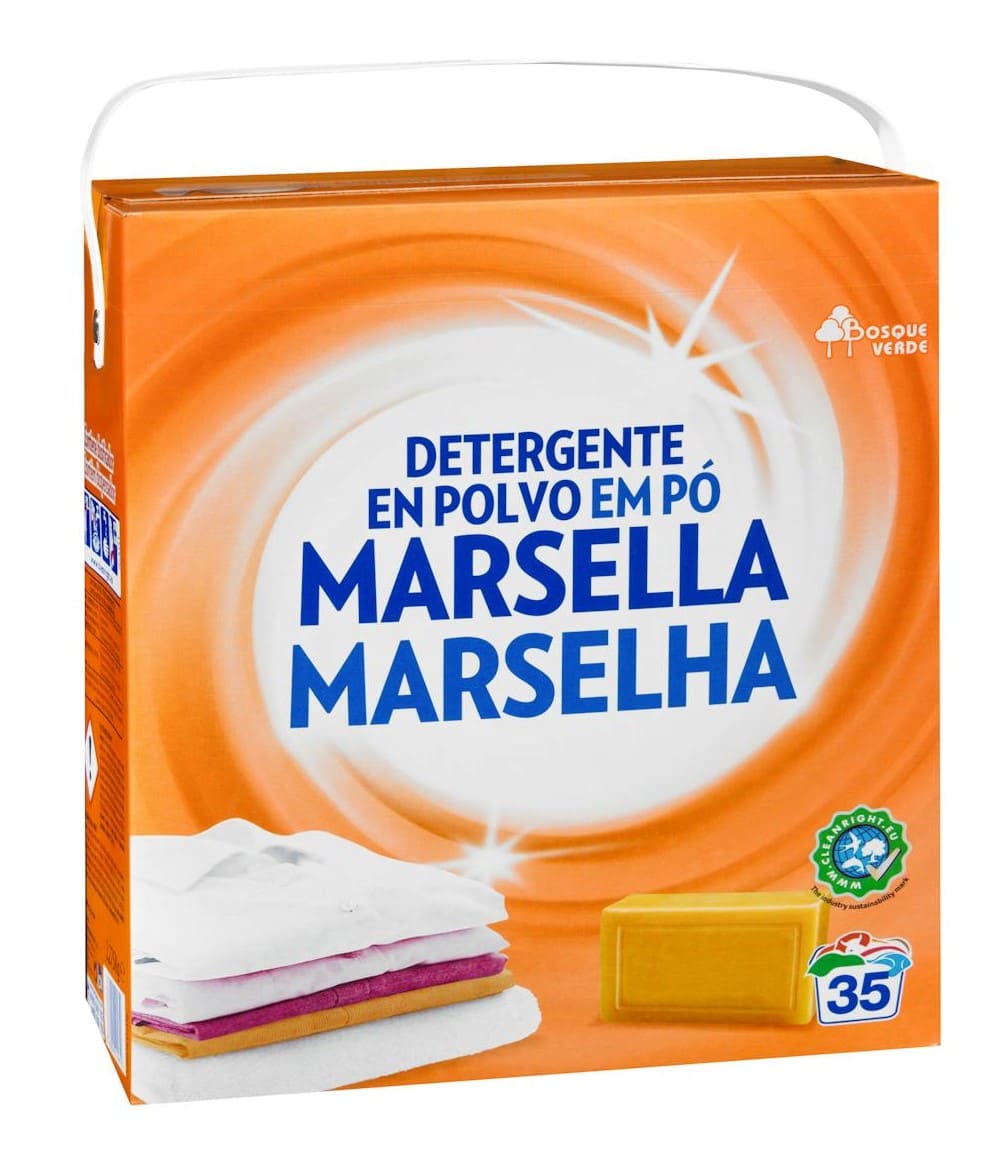 Detergente en polvo Marsella Bosque Verde