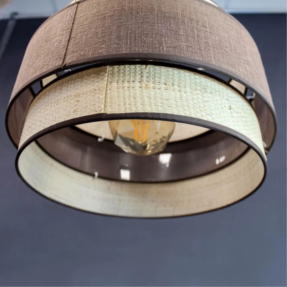 Lámpara colgante Sira con triple pantalla Wonderlamp de Leroy Merlin