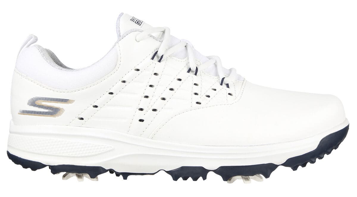 Las zapatillas Skechers GO GOLF Pro V.2 en color blanco