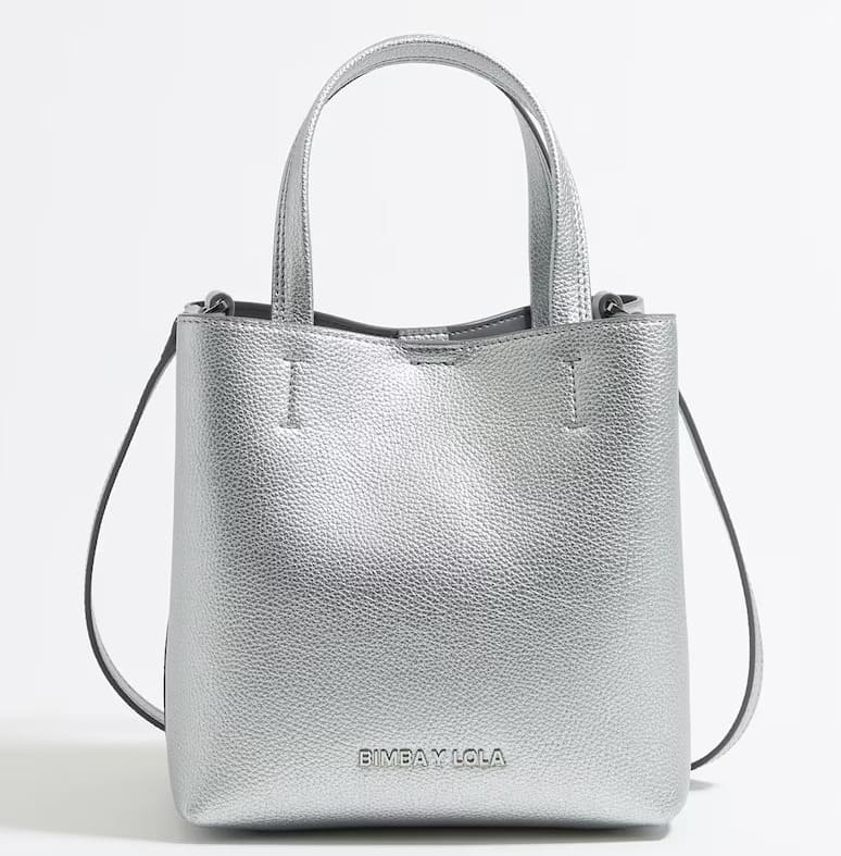 El bolso de mano Chihuahua de piel convertible a bandolera de Bimba y Lola en El Corte Inglés