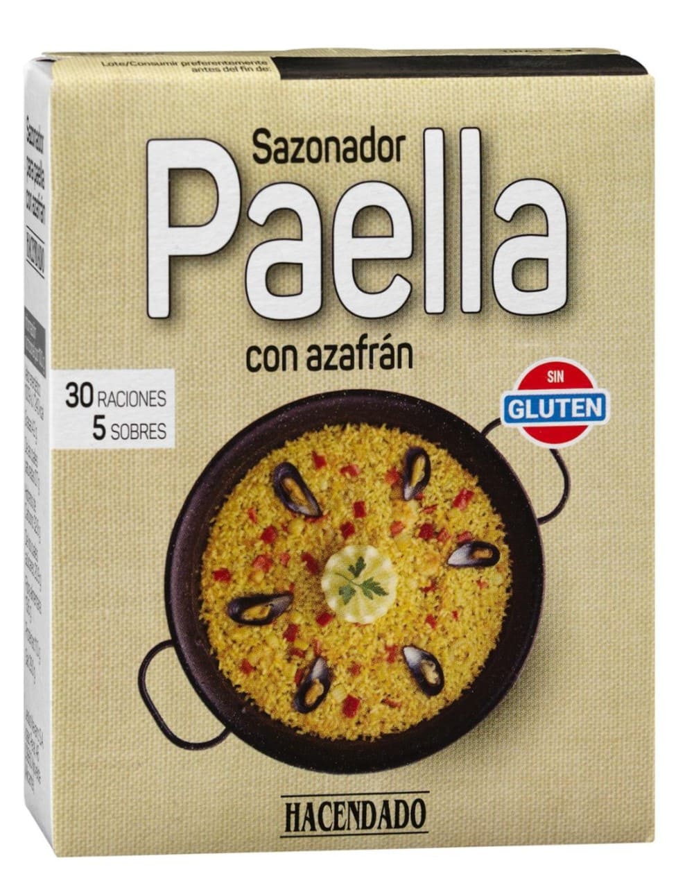 Sazonador para paella con azafrán