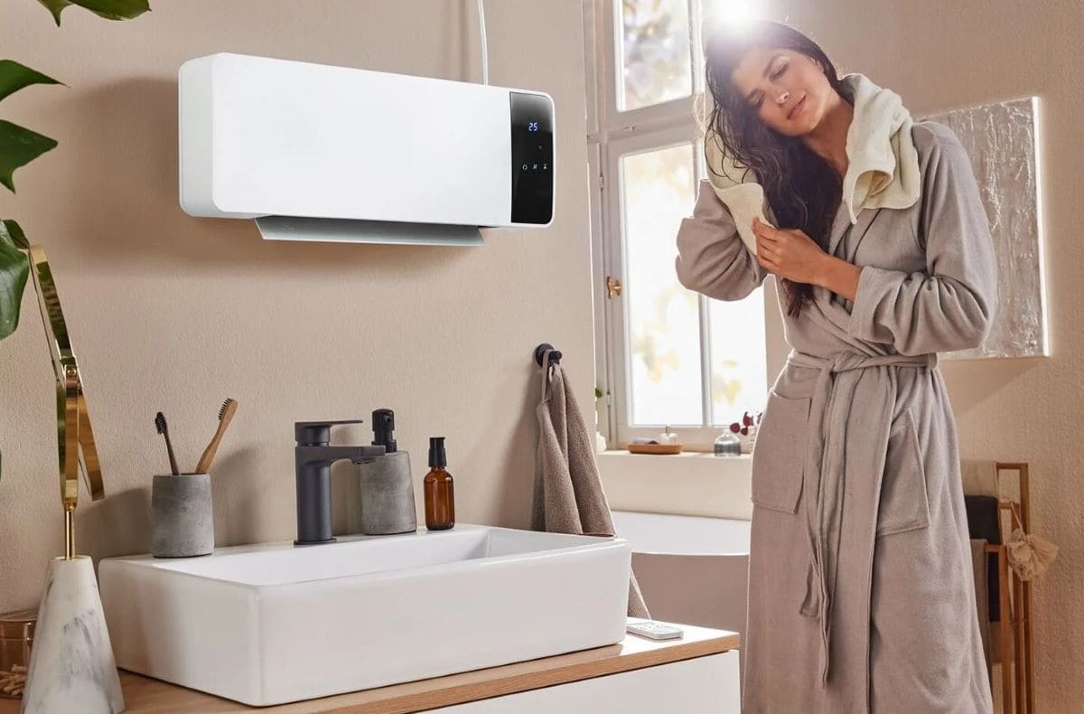 Calefactor cerámico de pared de 2000 W Silver Crest