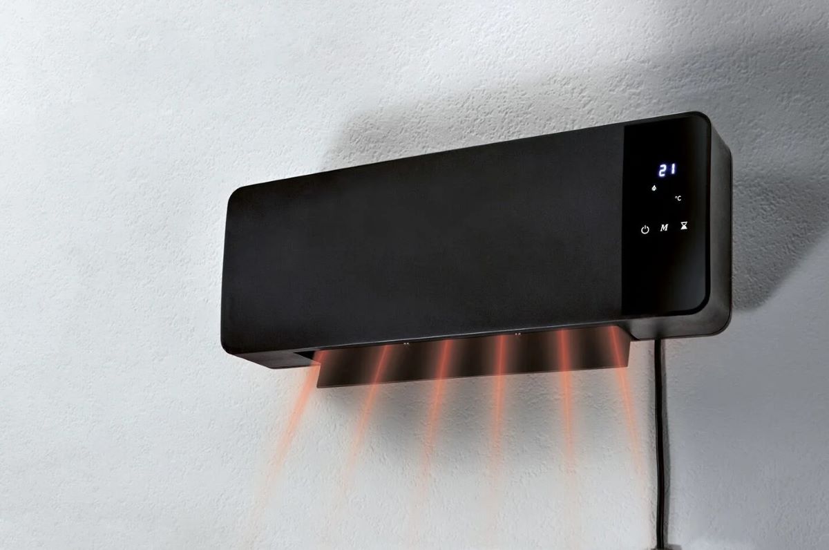 Calefactor cerámico de pared con 2000 W de Lidl